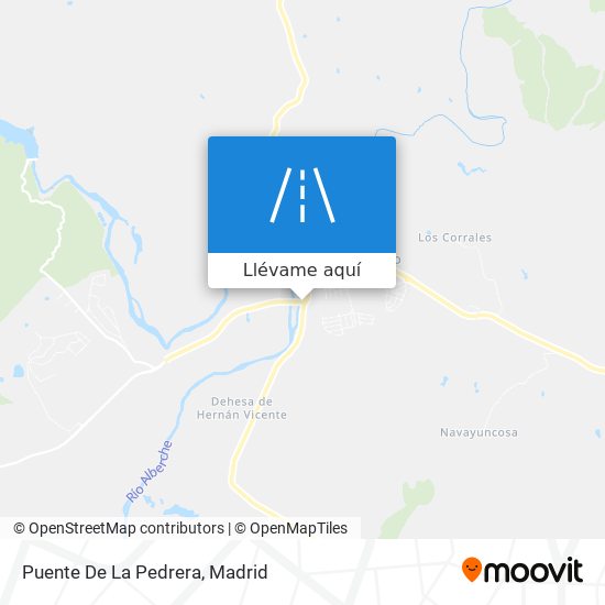 Mapa Puente De La Pedrera