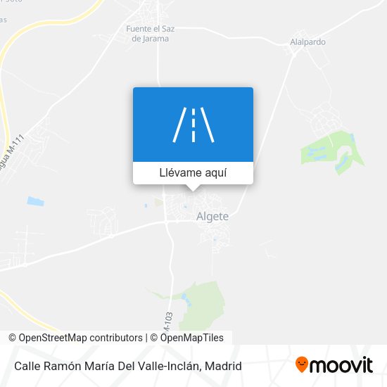Mapa Calle Ramón María Del Valle-Inclán