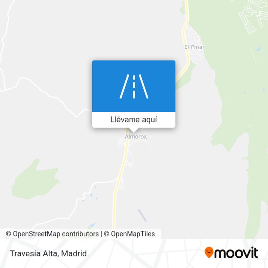 Mapa Travesía Alta