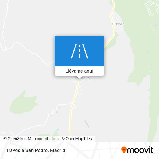 Mapa Travesía San Pedro