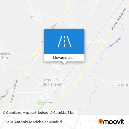 Mapa Calle Antonio Marichalar