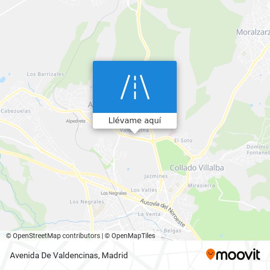 Mapa Avenida De Valdencinas