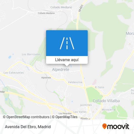 Mapa Avenida Del Ebro
