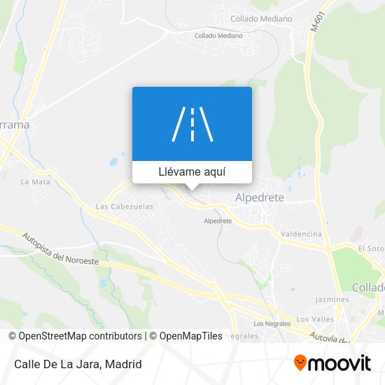 Mapa Calle De La Jara