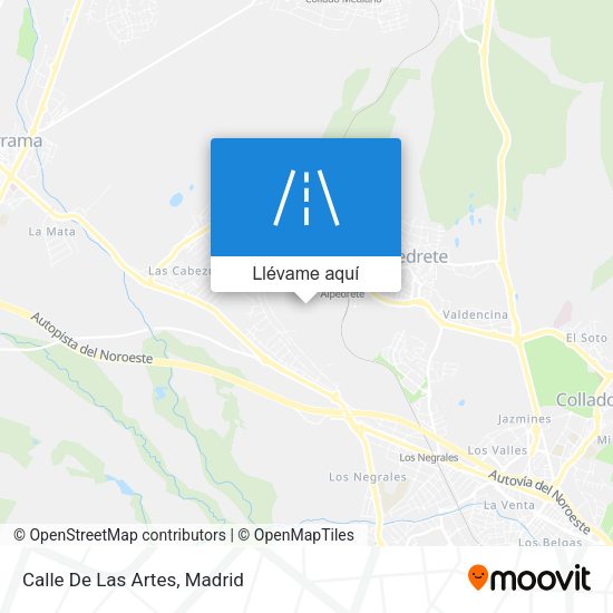 Mapa Calle De Las Artes