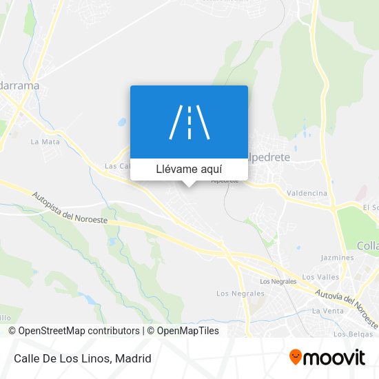 Mapa Calle De Los Linos