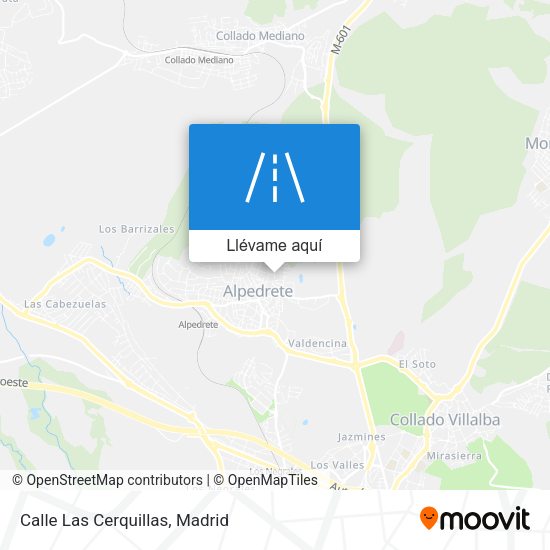 Mapa Calle Las Cerquillas