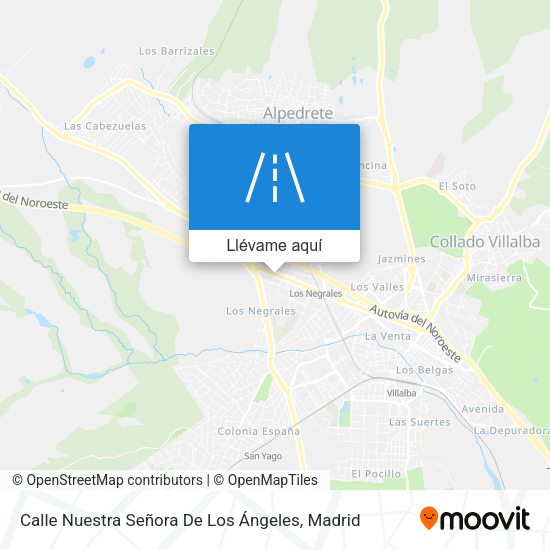 Mapa Calle Nuestra Señora De Los Ángeles