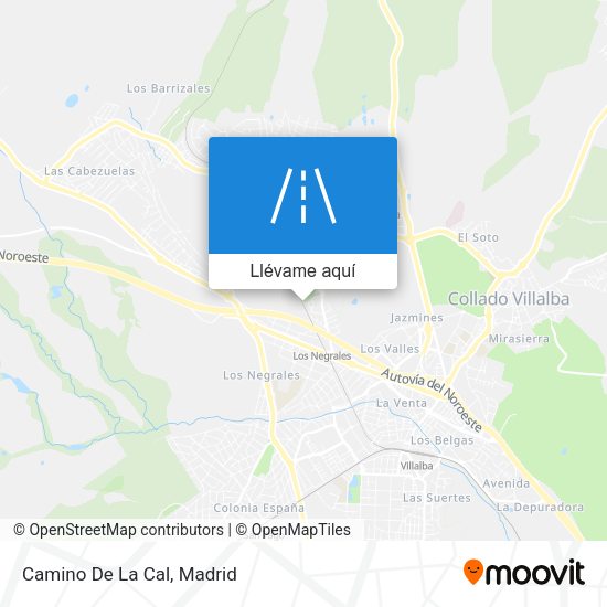 Mapa Camino De La Cal