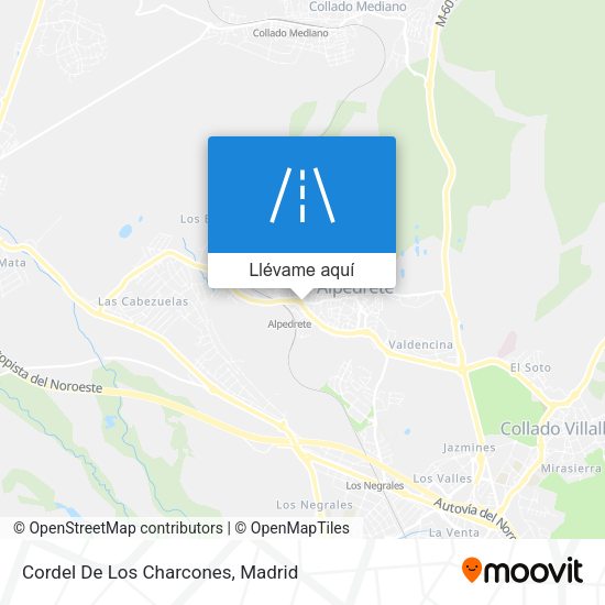 Mapa Cordel De Los Charcones