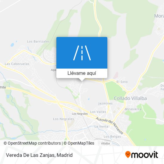 Mapa Vereda De Las Zanjas