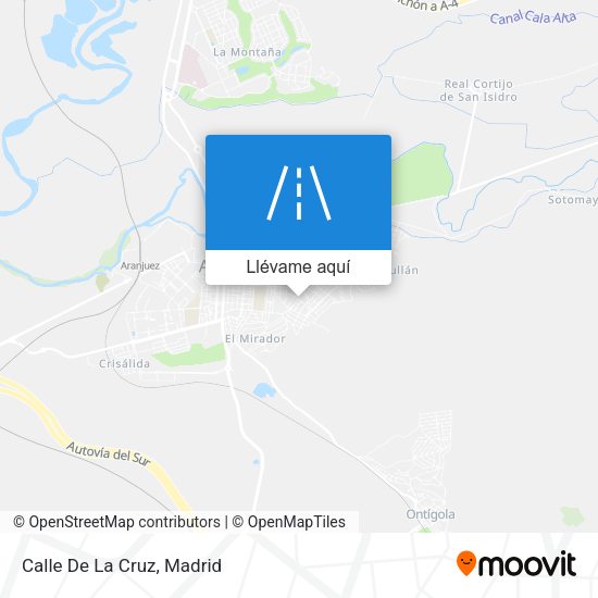 Mapa Calle De La Cruz