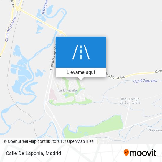 Mapa Calle De Laponia