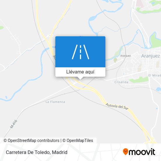 Mapa Carretera De Toledo