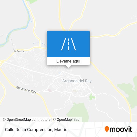 Mapa Calle De La Comprensión