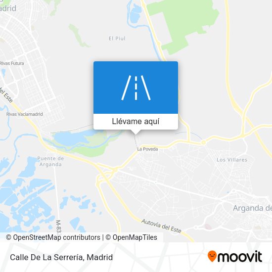 Mapa Calle De La Serrería