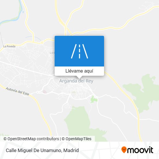 Mapa Calle Miguel De Unamuno