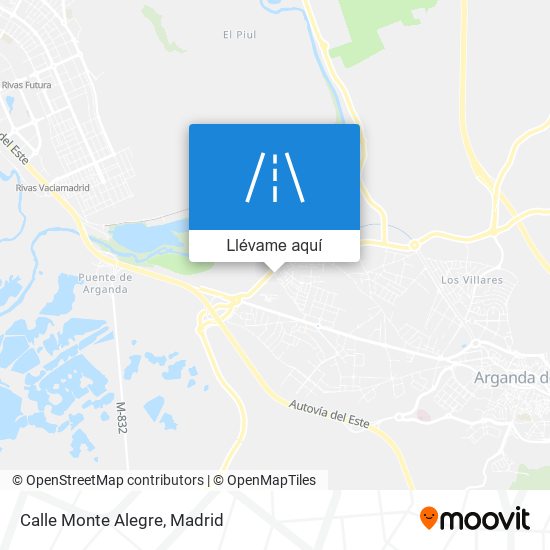 Mapa Calle Monte Alegre