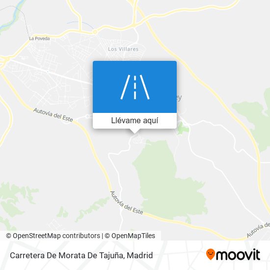 Mapa Carretera De Morata De Tajuña