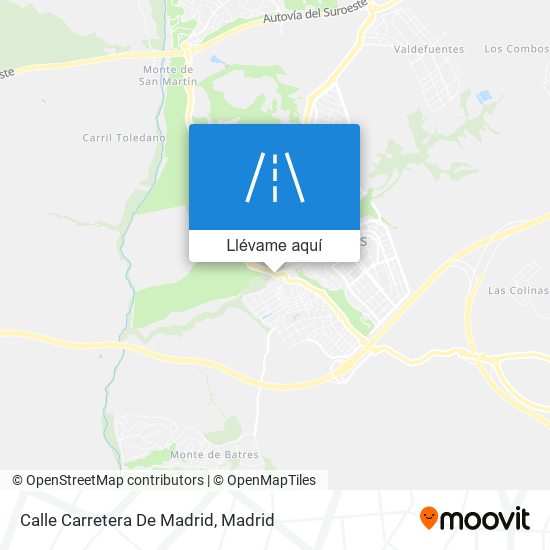 Mapa Calle Carretera De Madrid