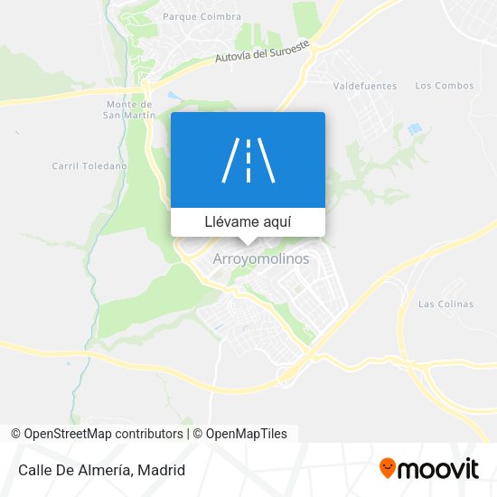 Mapa Calle De Almería