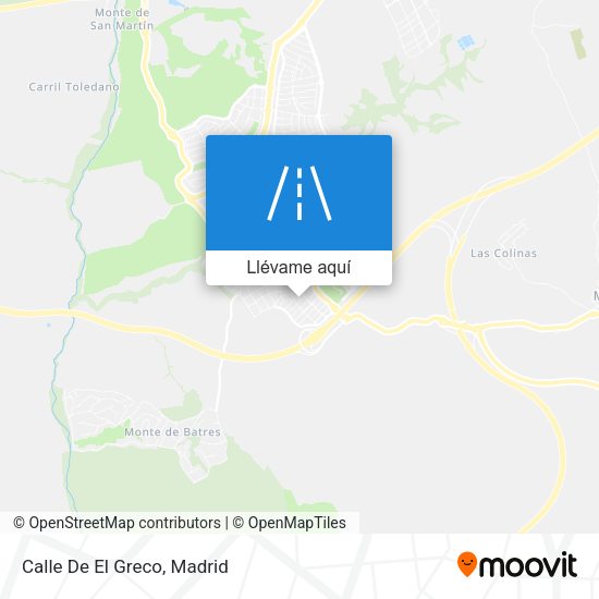 Mapa Calle De El Greco
