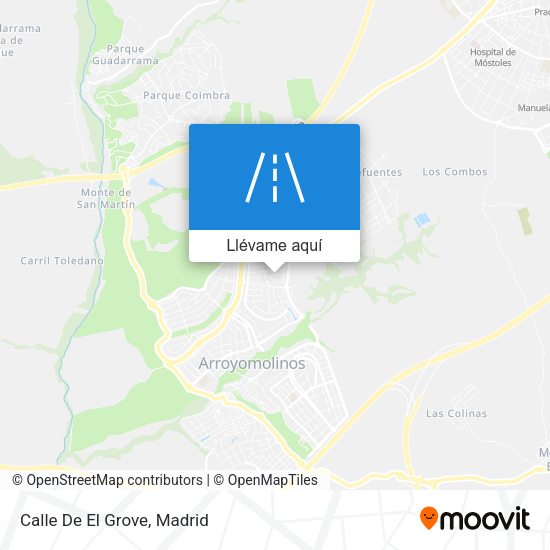 Mapa Calle De El Grove