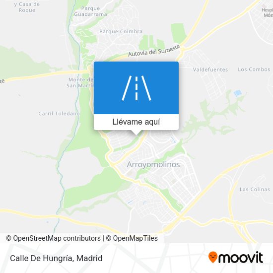 Mapa Calle De Hungría