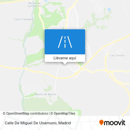 Mapa Calle De Miguel De Unamuno