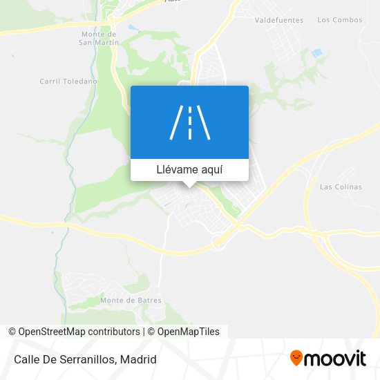 Mapa Calle De Serranillos