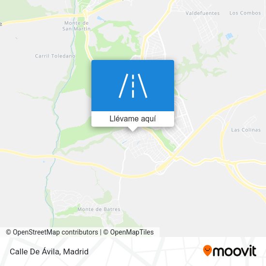Mapa Calle De Ávila