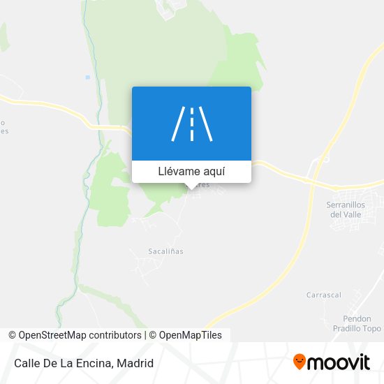 Mapa Calle De La Encina