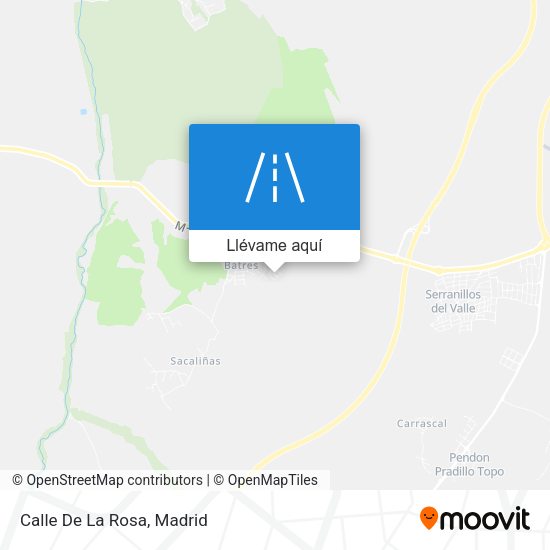 Mapa Calle De La Rosa