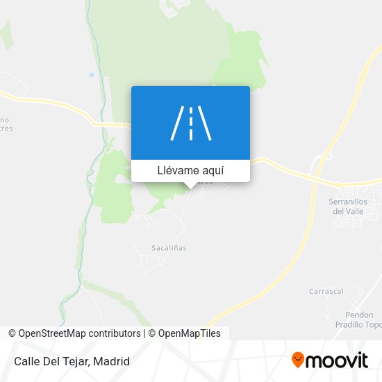 Mapa Calle Del Tejar