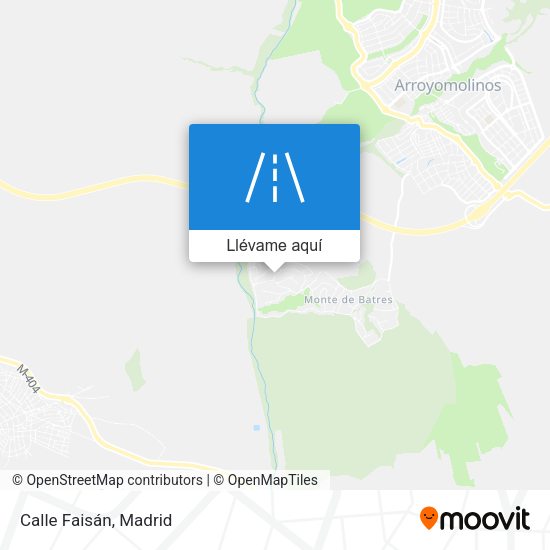 Mapa Calle Faisán