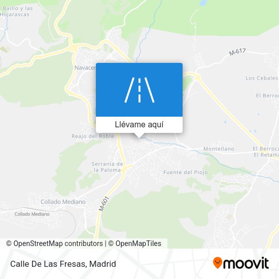 Mapa Calle De Las Fresas