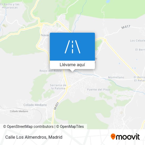 Mapa Calle Los Almendros
