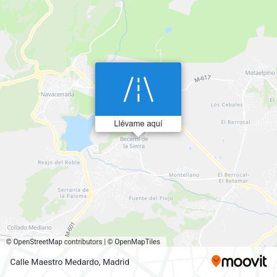 Mapa Calle Maestro Medardo