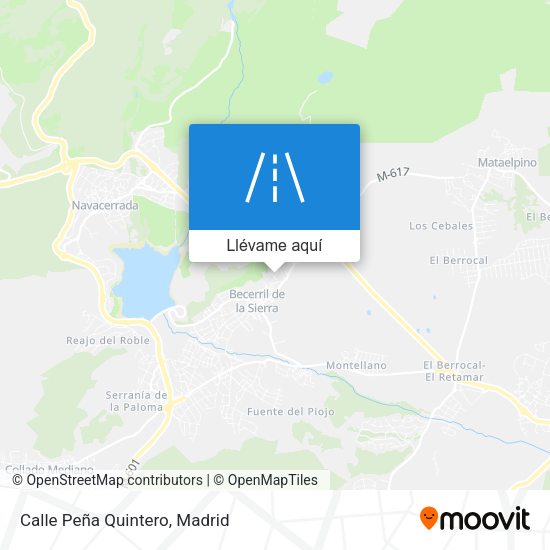 Mapa Calle Peña Quintero