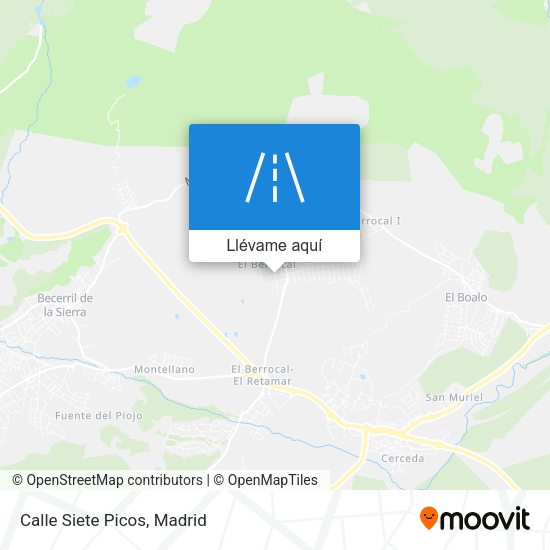 Mapa Calle Siete Picos