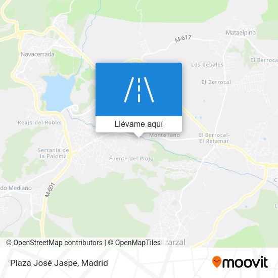 Mapa Plaza José Jaspe