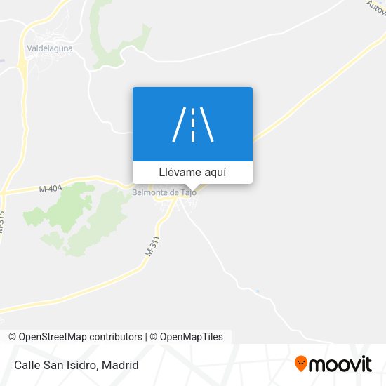 Mapa Calle San Isidro