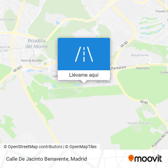 Mapa Calle De Jacinto Benavente