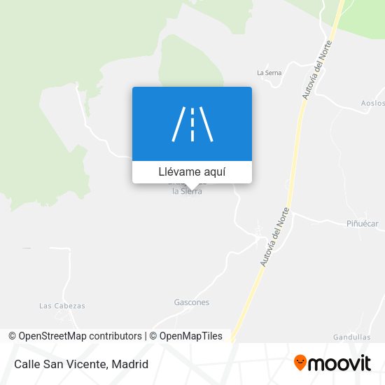 Mapa Calle San Vicente