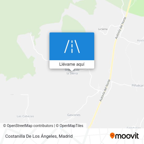 Mapa Costanilla De Los Ángeles