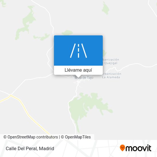Mapa Calle Del Peral