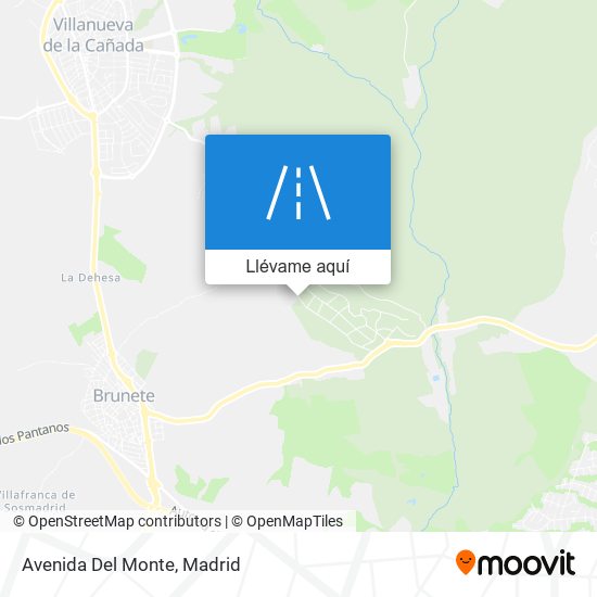 Mapa Avenida Del Monte