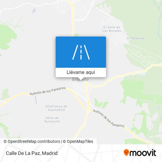 Mapa Calle De La Paz