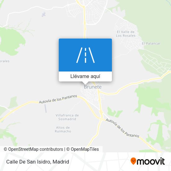 Mapa Calle De San Isidro