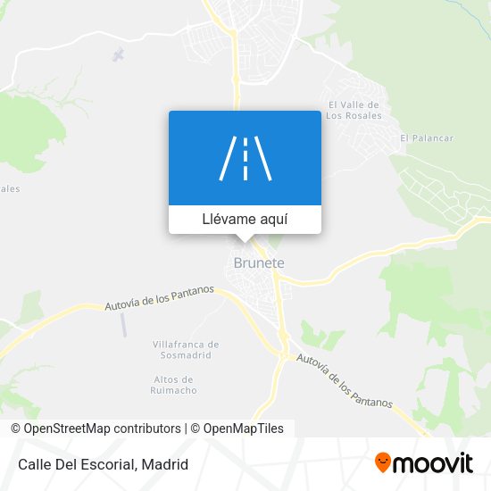 Mapa Calle Del Escorial